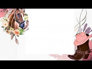 Fundo convite animado COUNTRY ROSA