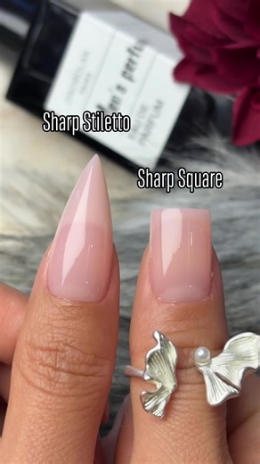 Sharp Stiletto✨ Sharp Square 💥FL#nail #stilettonails #pressonnails #pinknails #insponails