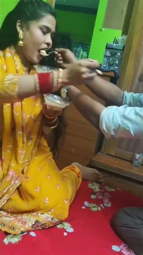 This is our first time -sharing food."