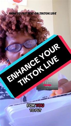 Enhance Your TikTok Live: Adding Text Tips