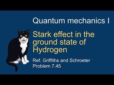 26. Stark effect in the ground state of Hydrogen