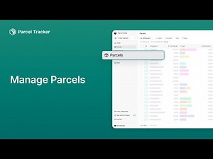 Manage Parcels | Web Tutorial