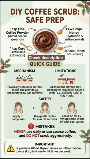 Deep Pore Cleansing at Home? Coffee Scrub Truth!