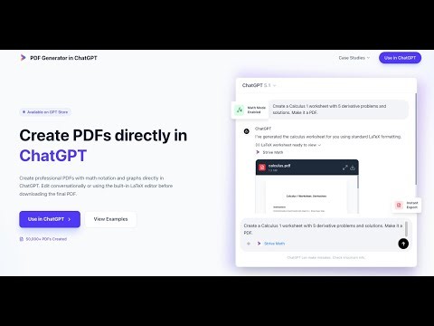 How to create math worksheets in ChatGPT