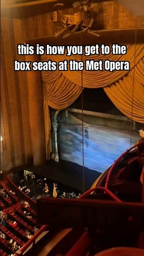 This is how you get to the box seats at the Met Opera. 🦢🩰✨ #ballet #balletcore #dance #abt