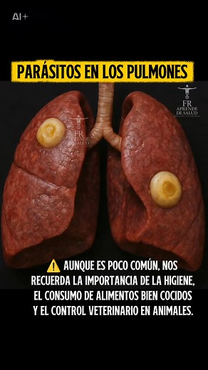 53K views · 1.1K reactions | La Taenia solium puede migrar y alojarse en los pulmones, formando quistes que afectan la respiración y generan síntomas como tos persistente o dolor torácico. En medicina se conoce como una infección poco común, pero potencialmente peligrosa si no se detecta a tiempo. #TaeniaSolium #Salud #Parasitología #CuerpoHumano #Medicina #Science #Anatomy | Medicina en español | Facebook