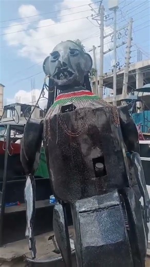 Smart and Innovative Kenyan Named Fredrick Creates a Robot, soon to be Fully Functional.
