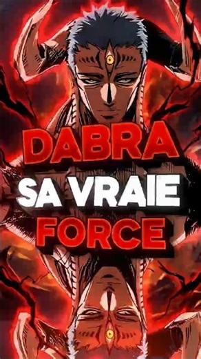 THE TRUE STRENGTH OF DABRA IN JUJUTSU KAISEN MODULO! #anime #jujutsukaisen #manga #jjk