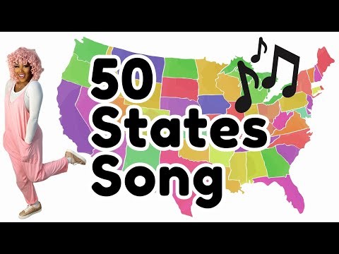 The 50 States Song - Hip Hop 50 States Song | Learning Through Music