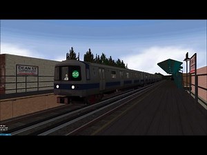 OpenBVE HD: NYC Subway Pullman Standard R46 Pre-GOH on Franklin Avenue Shuttle [Download] 3/8/17