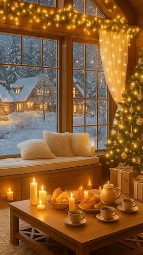Cozy Christmas Hymns – Fireplace Flute & Piano Collection #christmas #xmas #backgroundmusic