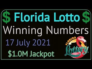 Florida Lotto Winning Numbers Saturday 17 July 2021. Florida Lotto Drawing Results Today 7/17/2021