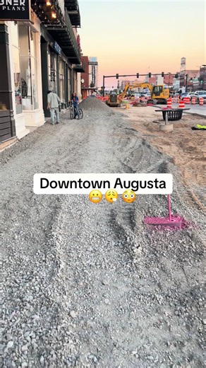 Downtown Augusta is really seeing some changes right now. Who else is ready for this to be over☝🏾🙋🏾‍♂️ #fyp #downtown #augusta