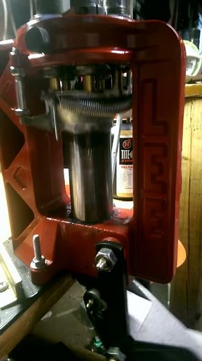 Lee load master set up with bullet feed