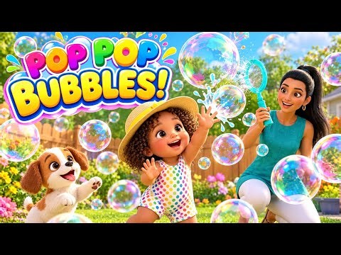 Pop Pop Bubbles! 🫧 | Fun Bubble Song for Kids | Nursery Rhymes