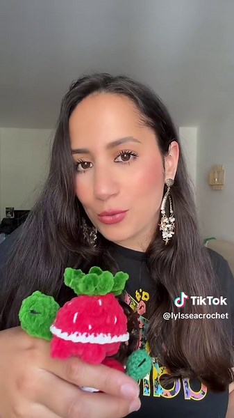 Le prochain tutoriel sera une mini tortue fraise au crochet pour débutant 🐢🍓🌸 #crochet #tutoriel #debutant