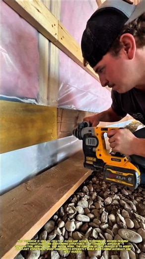 Precision Wood Cutting Inside Wall – Smart Tool Technique!.