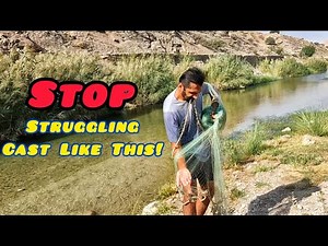 Stop Struggling — Cast Like This! | Easy Cast Net Fishing Tutorial