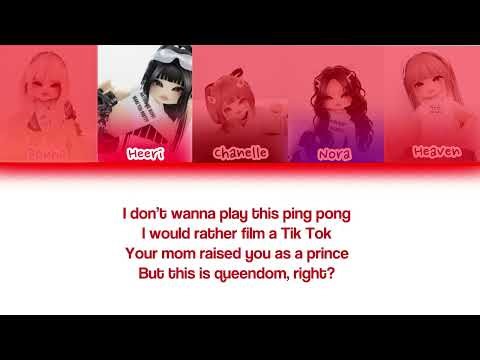 MEOWON (머원) 'TOMBOY' (COLOR CODE ) | LYRICS | ROBLOX KPOP KUV