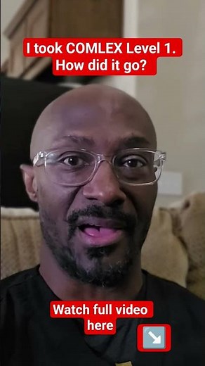 I took COMLEX Level 1. How did it go?