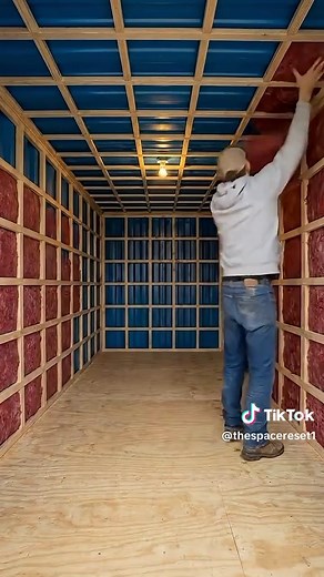 Transforming a Shipping Container into a Basketball Lounge
