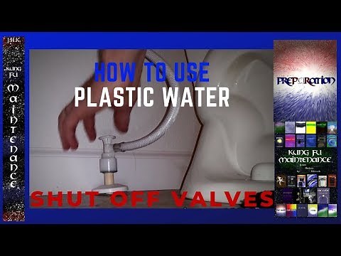 How To Shut Off Toilet Water Supply For Mobile Home Push Pull Type Valves Maintenance Repair Video
