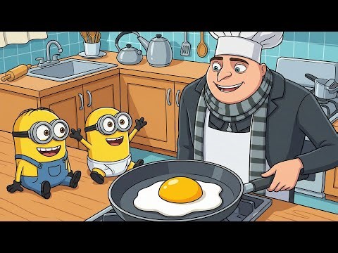 When Gru Becomes a Chef — Minions Go Full Chaos 🍳😂 | Funny Minions Animation