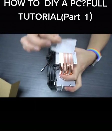 how to set a pc up by yourself.. diypc FULL tutorial!#pc#howtobuildpc #pcdiytutorial