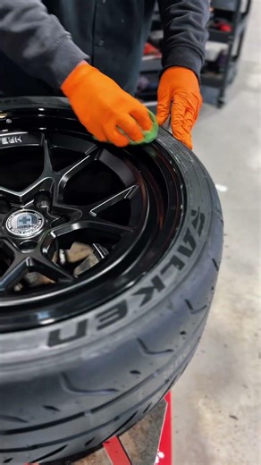 Mounting Falken Azenis RT660 (Triple 6) Tires on HRE Wheels | Precision Performance Install