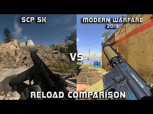 SCP 5K VS MODERN WARFARE 2019 : RELOAD COMPARISON 4K