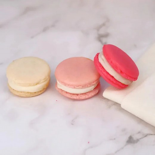 Pink Macaroons Assortment | Handmade by French Chefs | Pastreez