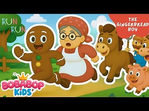 The Gingerbread Boy 🍪 | Fun Fairy Tale Adventure for Kids | Bedtime Storybook from BOBABOP KIDS