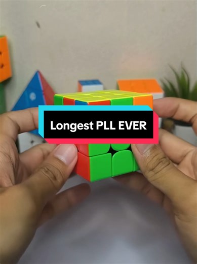 Mastering the Longest PLL Algorithm for Rubik's Cube