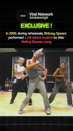 Britney Spears Dancing to the Rolling Stones in 2000 is Everything 🎤 #shorts
