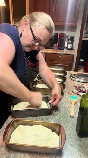 Baking homemade bread! Kneading out the air bubbles and... #Shorts #myeverydayordinarylife