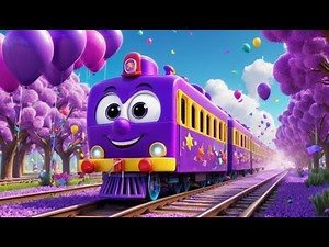 Learn Colors with Toy Trains | Nursery Rhyme Song for Kids