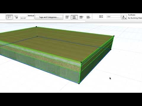 Slab reference planes in ARCHICAD: changing reference levels