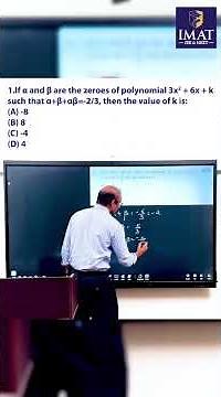 💡 IMAT 2025 Q&A Breakdown