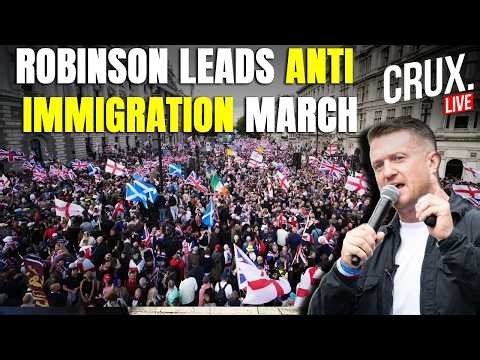 London LIVE | Tommy Robinson Leads Anti Immigration Protests | Unite The Kingdom | Far Right | UK