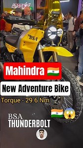 Mahindra New Adventure Bike - BSA Thunderbolt 🔥