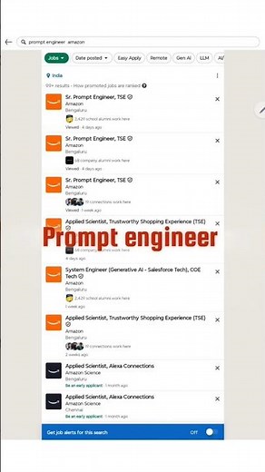 Amazon Is Hiring Prompt Engineer Apply Now | Free Resume Given