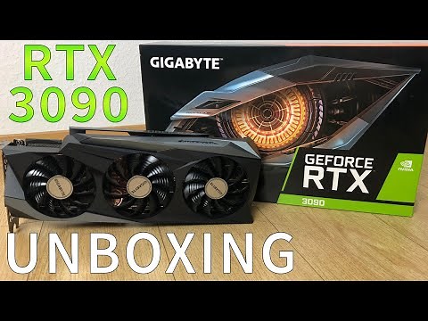 GIGABYTE GeForce RTX 3090 Gaming OC 24GB Unboxing