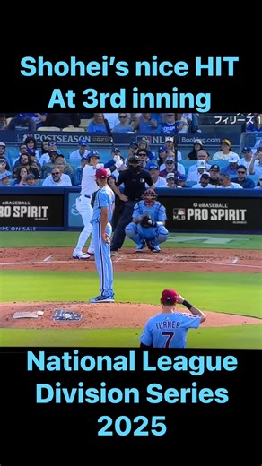 Shohei’s nice HIT at 3rd inning National League Division Series Series #ohtanishohei #大谷翔平 #shoheiohtani #NLDS | Shohei Ohtani Biggest Fan