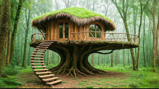 49K views · 1.2K reactions | I Spent 7 Days Building a Jungle Shelter Hidden Inside a Giant Tree Solo Survival Build | HD | Facebook