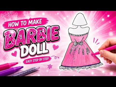 Want to Draw a Beautiful Barbie? Try This Easy Tutorial!