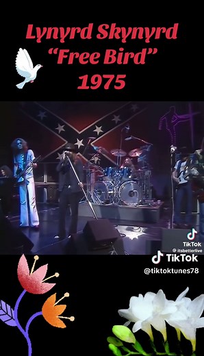 Lynyrd Skynyrd Live Performance of Free Bird 1975