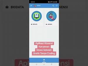 Membuat Aplikasi Absensi Online Gratis