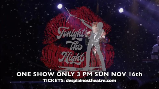 Join us for a special matinee performance at the Des Plaines Theatre on November 16 at 3 PM! Experience all the classic hits of Rod Stewart, brought to life by the incredible Rob Caudill, joined by former Rod Stewart band members Carmine Appice and Katja Rieckermann. Enjoy unforgettable music and personal stories from their time on the road with Rod! | Rod The Show