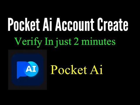 How to Create Account on Pocket Ai app / pocket ai account create / pocket ai account opening