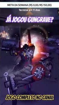 JOGUEI GUNGRAVE pela PRIMEIRA VEZ #shorts #gungrave #pcsx2